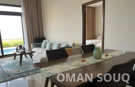 Luxury 2-Bedroom Fully Furnished Villa for Sale – Direct Sea View in Jebel Sifah