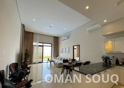 Luxury 2-Bedroom Fully Furnished Villa for Sale – Direct Sea View in Jebel Sifah
